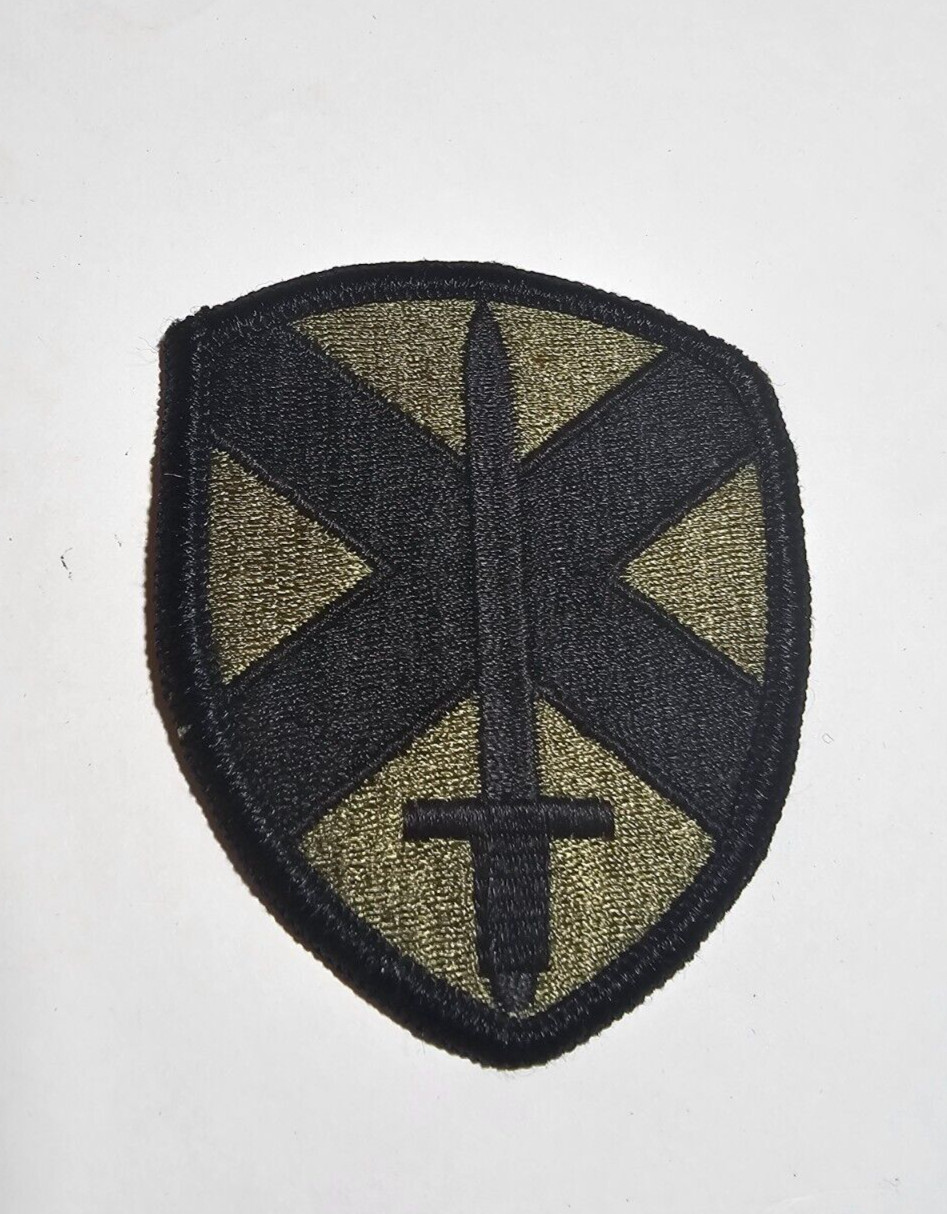 U.S. ARMY 10th PERSONNEL COMMAND PATCH SHOULDER INSIGNIA SUBDUED OD PERSCOM US