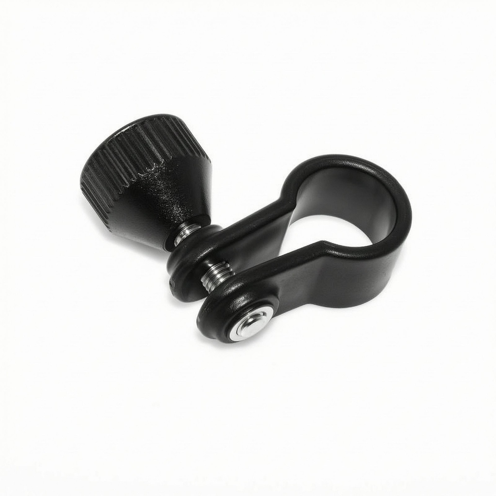 Adjustable Clamp Bracket Ridged Knob Diving Accessory Black