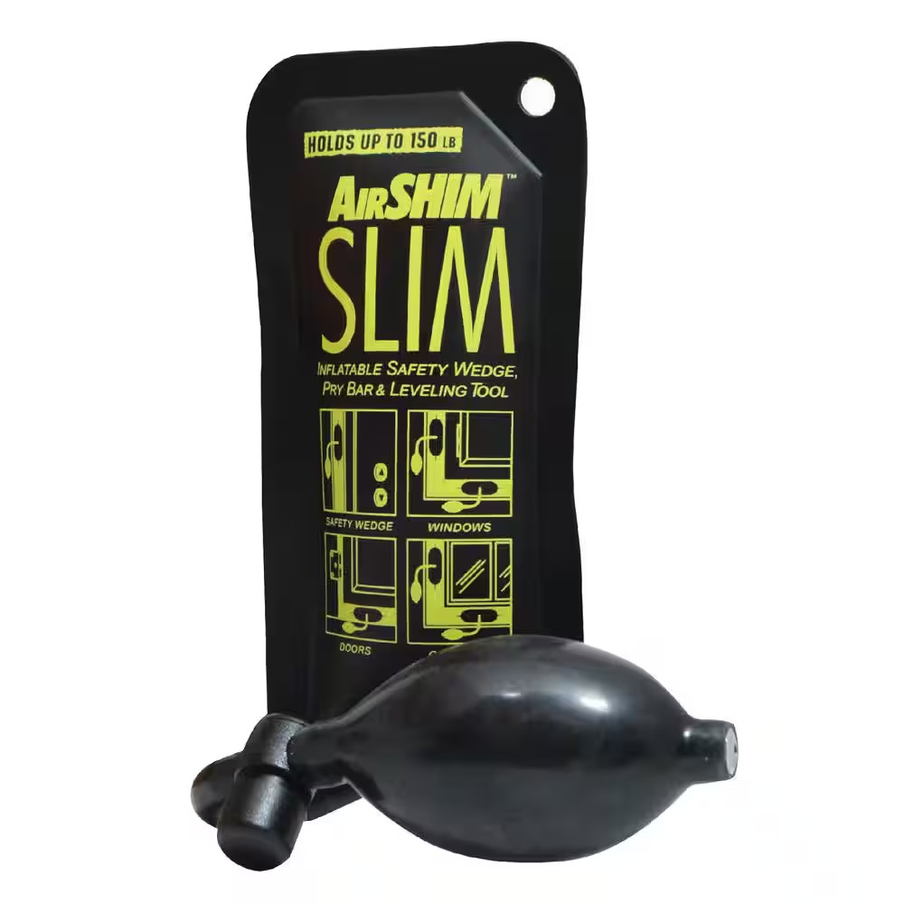 Airshim Slim Inflatable Pry Bar and Leveling Tool That Holds up to 150 Lbs.