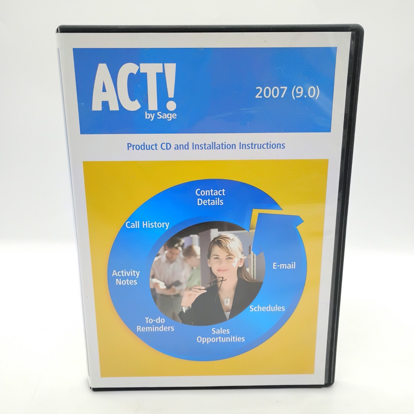 Act By Sage 2007 (9.0) Windows PC 2008 Computer Software w/ Serial Number