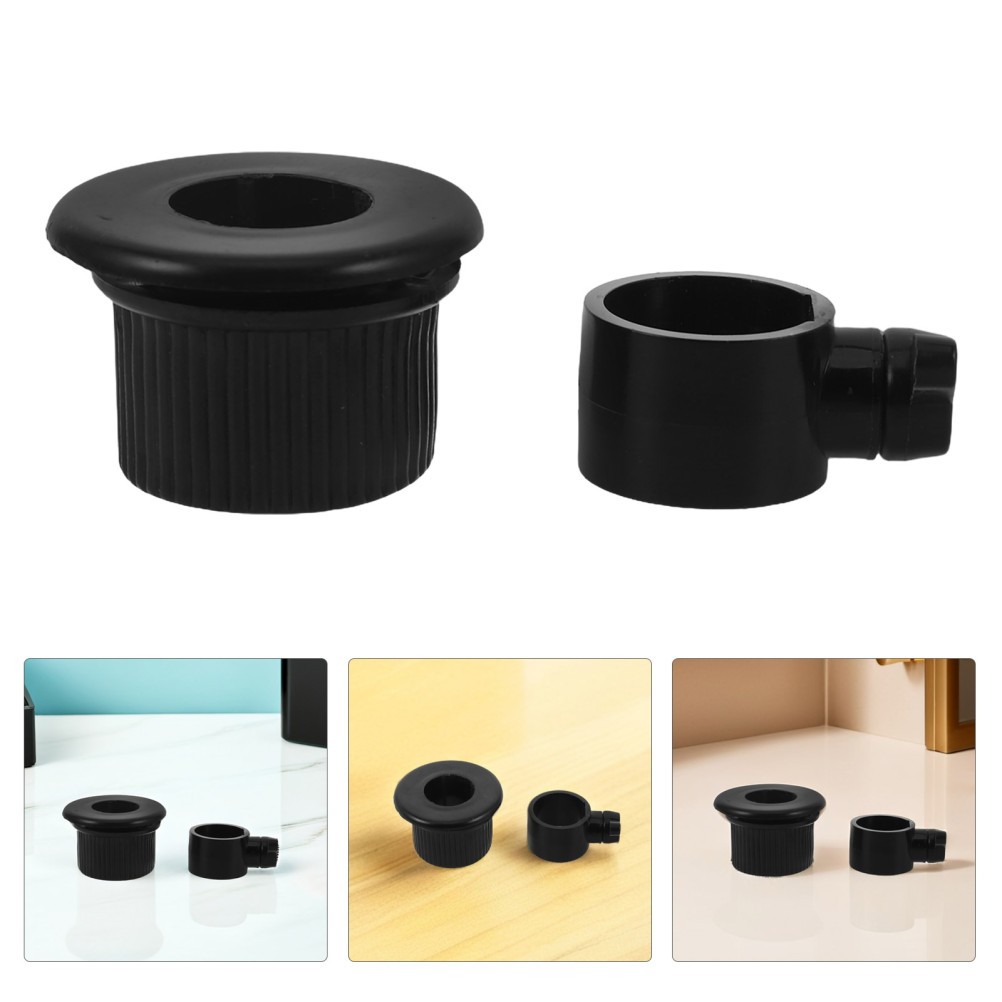 4 Pcs Display Jewelry Rack Fitting Rotating Plastic Threaded Accessory