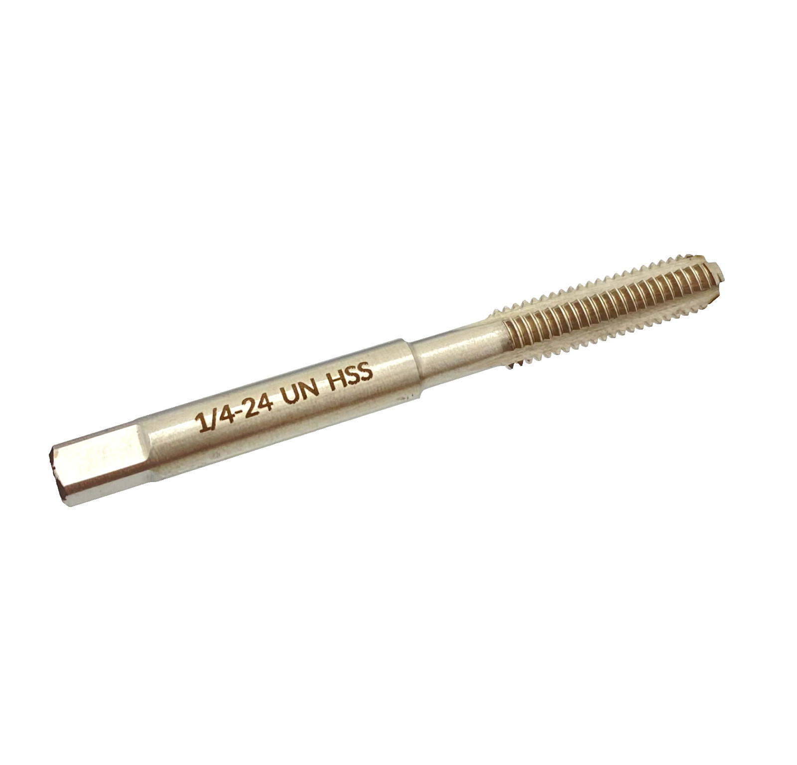 1/4-24 UN M2 HSS Bottom Tap, Stanley Plane Restoration Tools