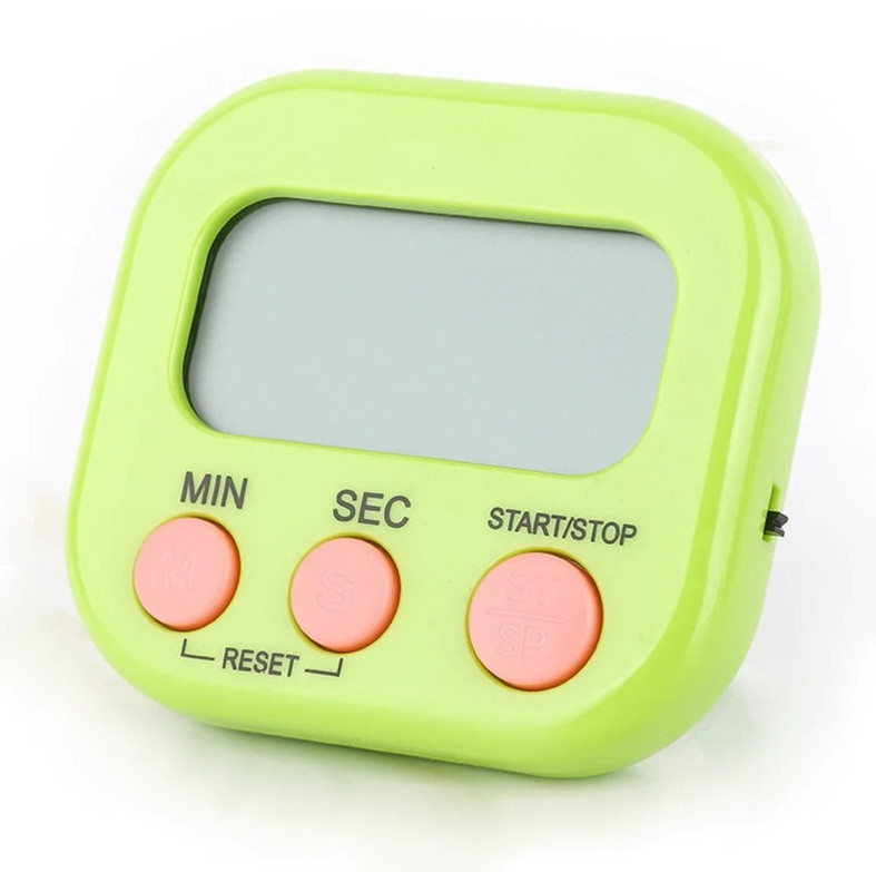 1pc Digital Kitchen Timer 99 Minute Countdown Magnetic Alarm Clock with Stand