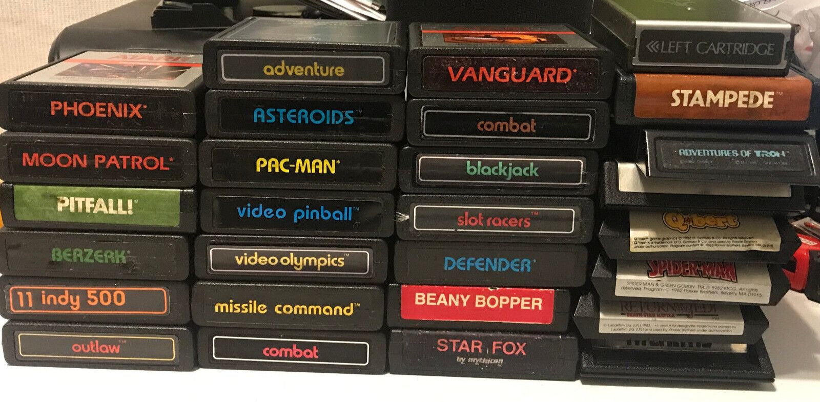 Official Atari 2600 Set Console With Assorted Games ~ Excellent!