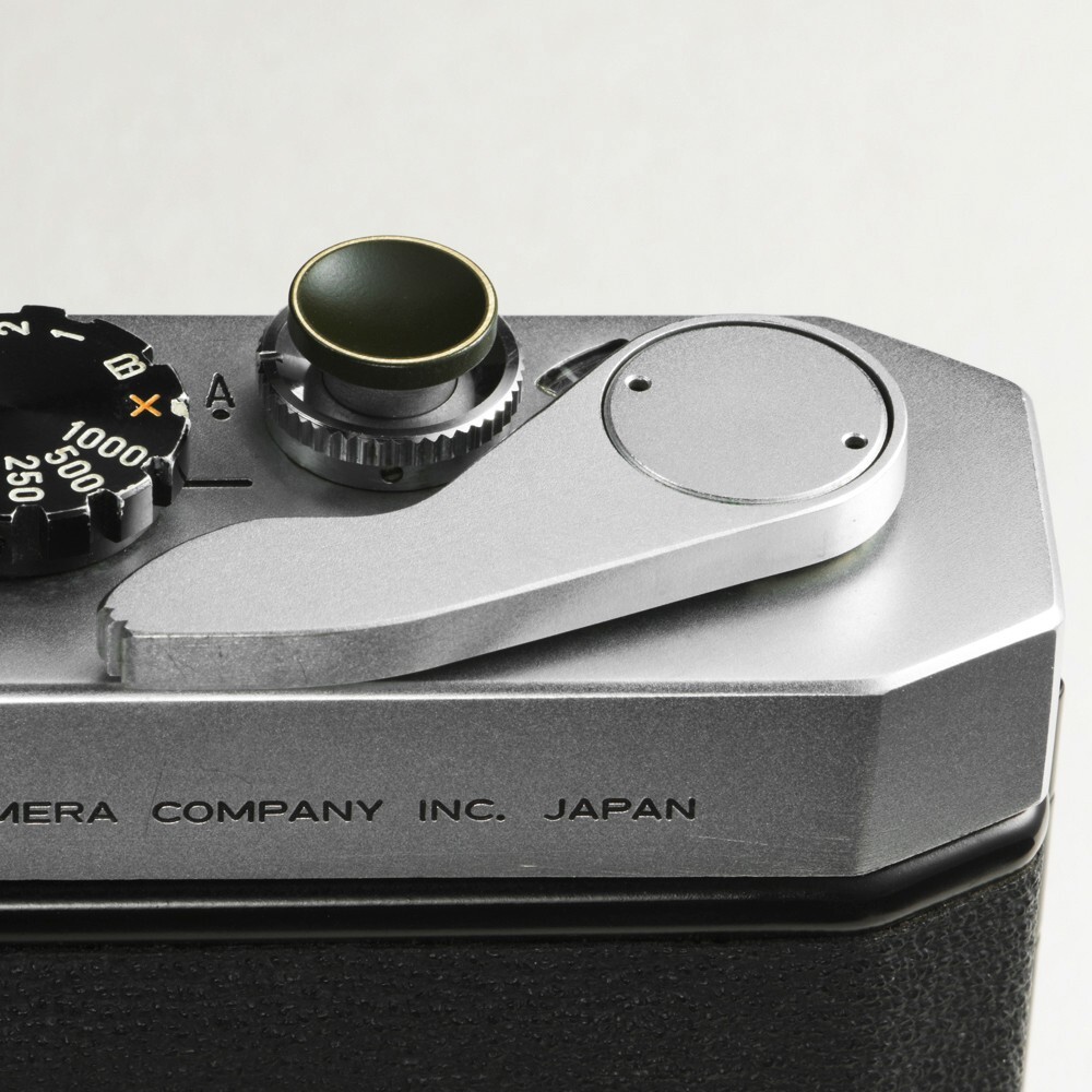 CAMERA SHUTTER RELEASE BUTTON 10MM MATTE OLIVE BRASSING 4 LEICA CANON / SRB-MO-L