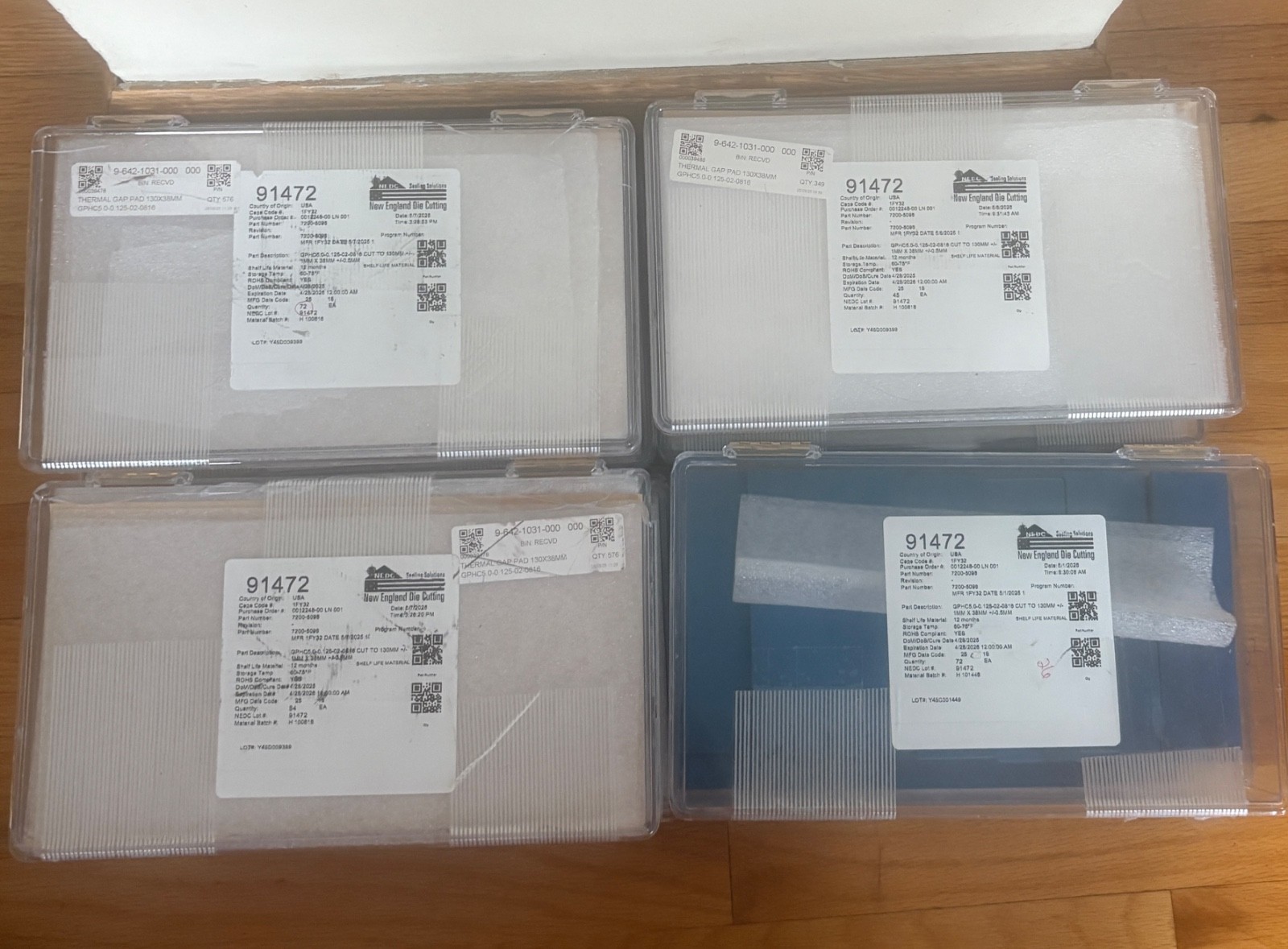 Thermal Gap Pads 130x38mm.
