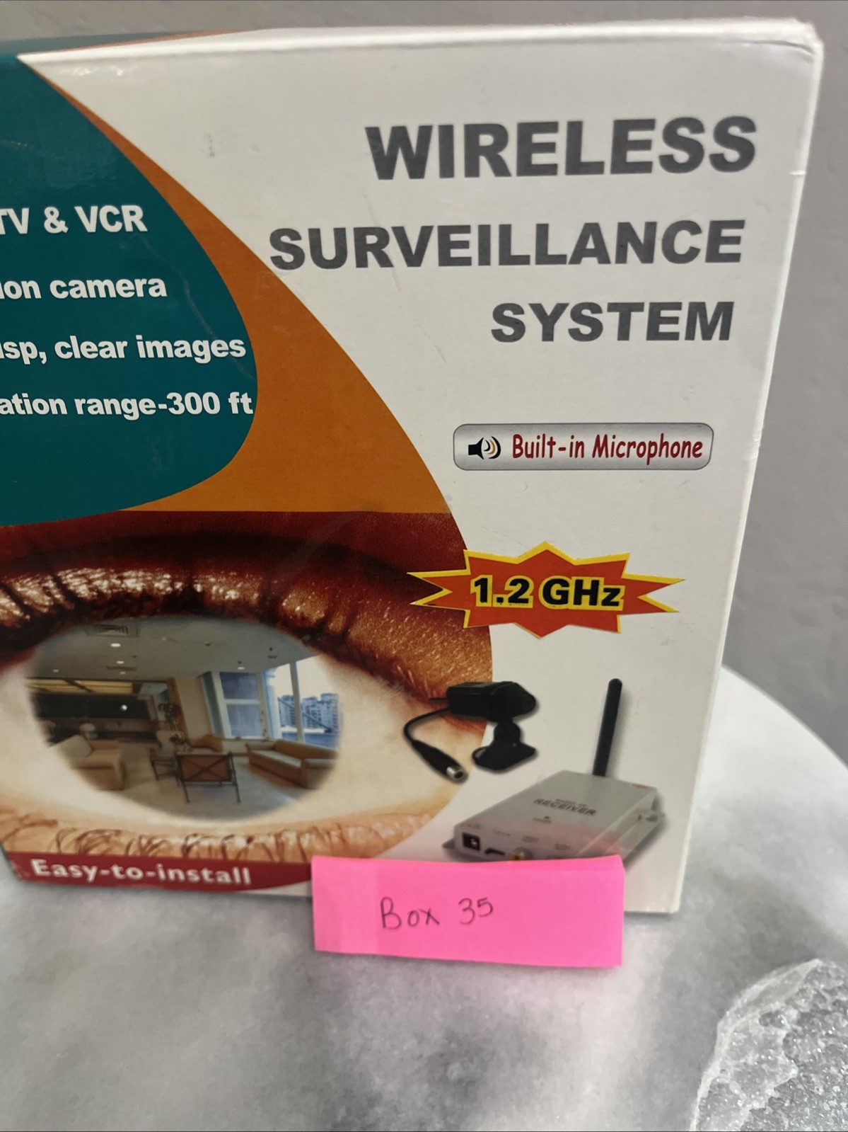 1.2 GHz Wireless Surveillance System- Built-in Microphone New