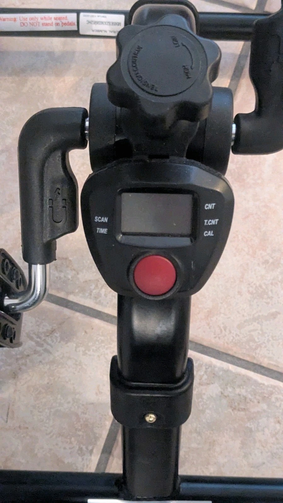Heavy Duty Pedal mini Exerciser machine - Digital Display, Folding
