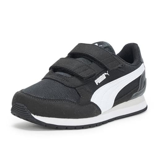Unisex-Child St Runner Mesh 6 Toddler Puma Black-puma White-cool Light Gray