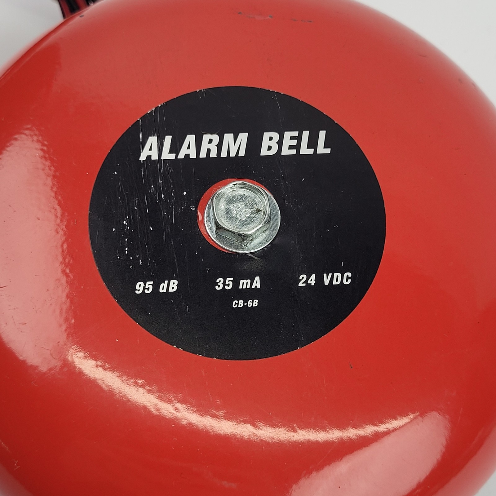 CB-6B Alarm Bell, 95dB, 35mA, 24VDC - USED