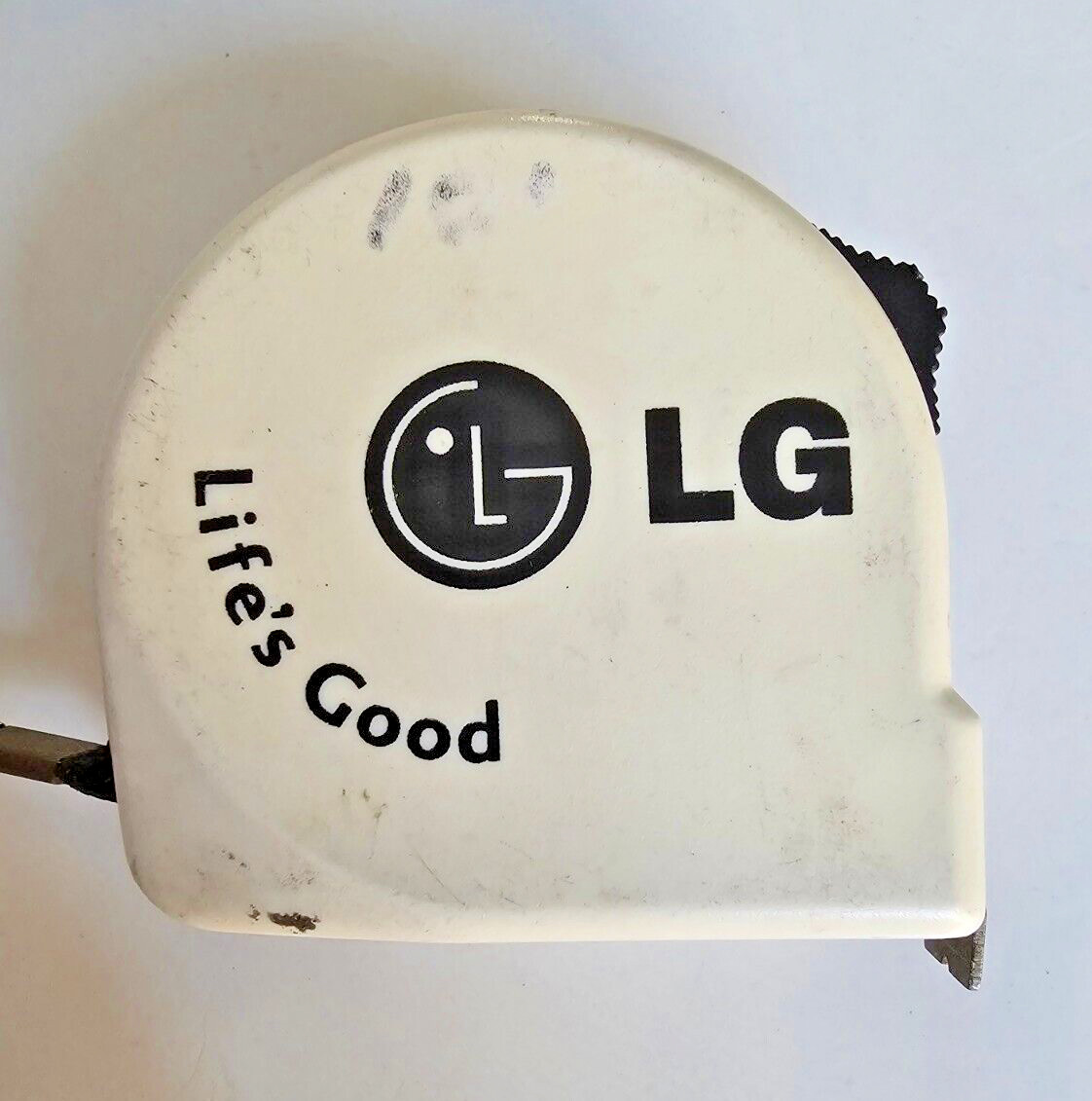 LG Life's Good 10ft Tape Measure White Promo Advertising Logo Collectible