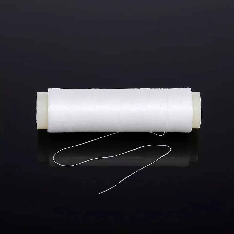 BAIT ELASTIC 250m SUPER FINE STRONG SEA FISHING PIKE DEADBAIT RIGS CRABS