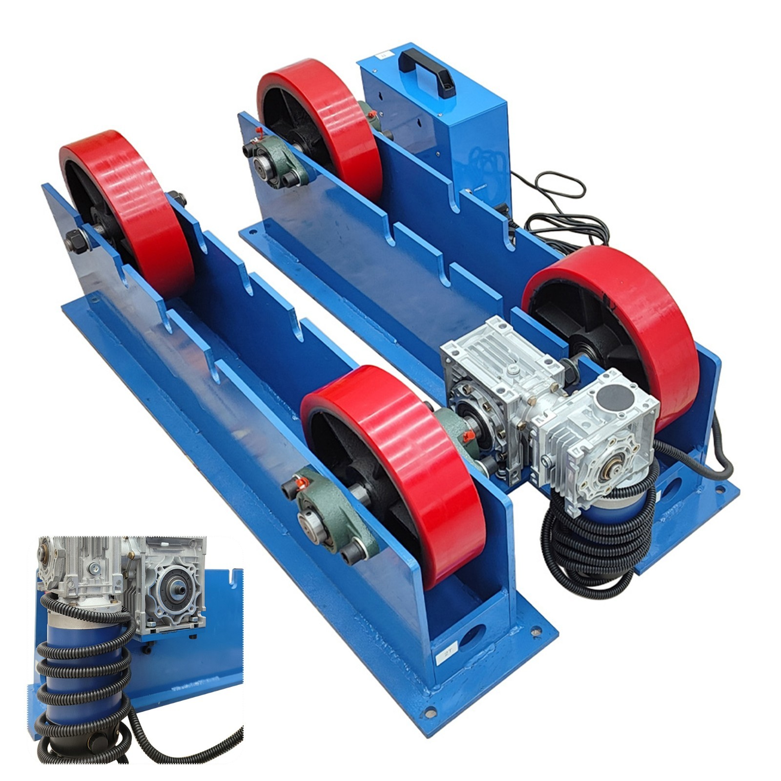 2T Adjustable Welding Turning Roller Inside and Outside of the Pipe 230W 2000KG