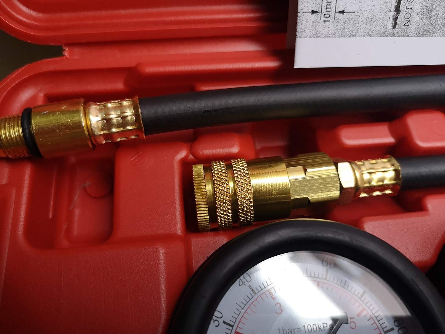 Engine Cylinder Leak Down Tester Kit