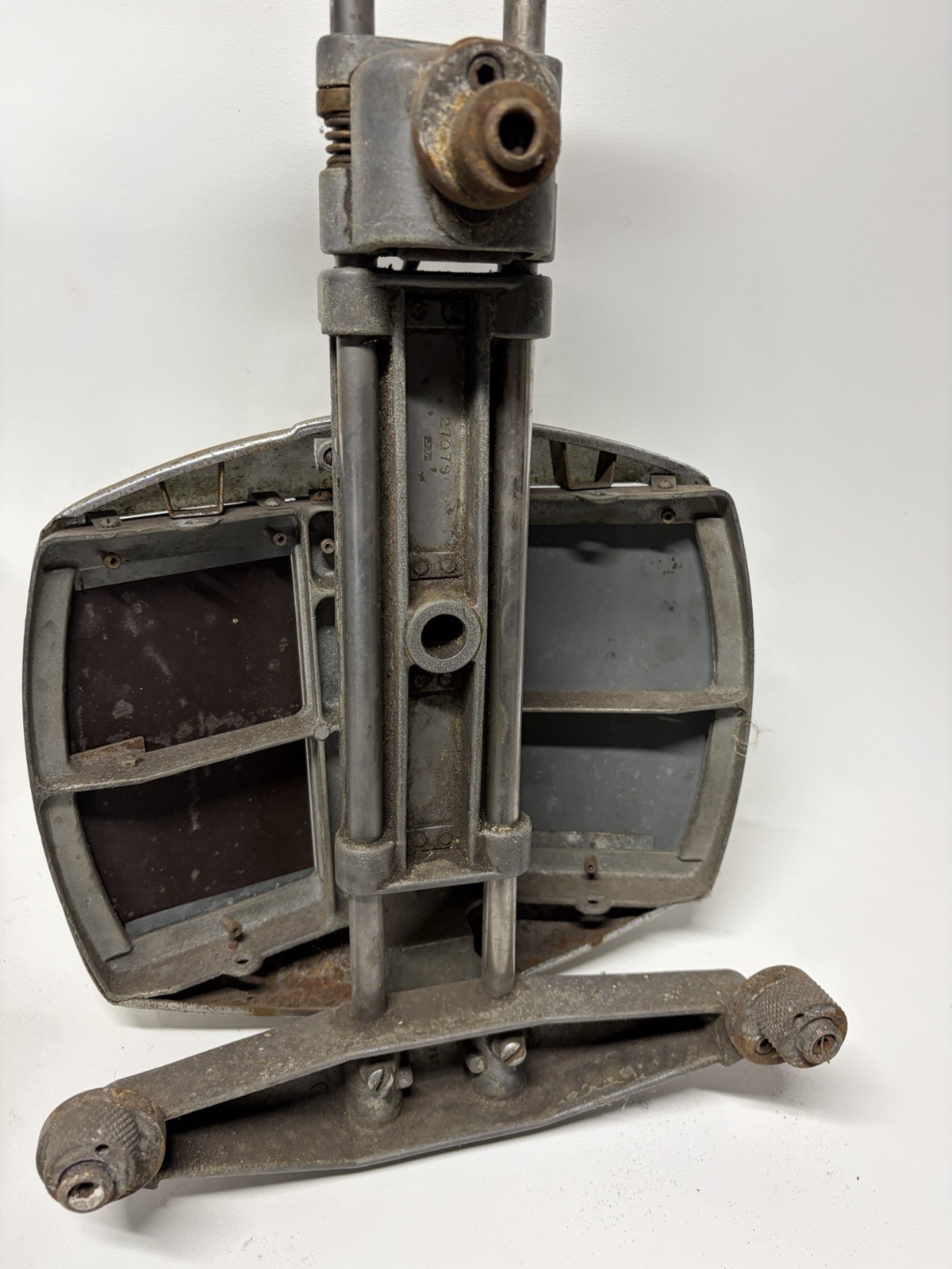 Set If 2 John Bean 1940s Visualiner Alignment Wheel Adjustable Clamp Mirrors
