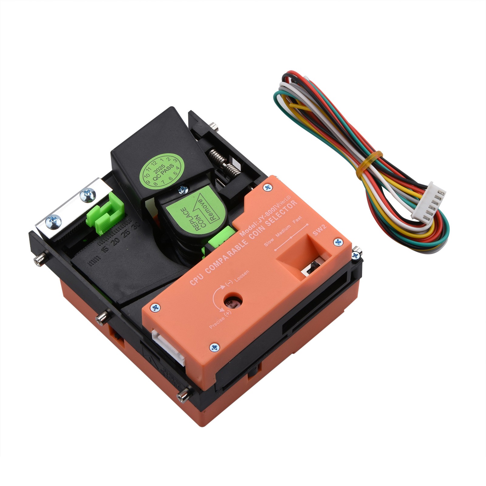 JY-800 CPU Comparable Coin Entry Selector Arcade Token Acceptor For Laundry Room