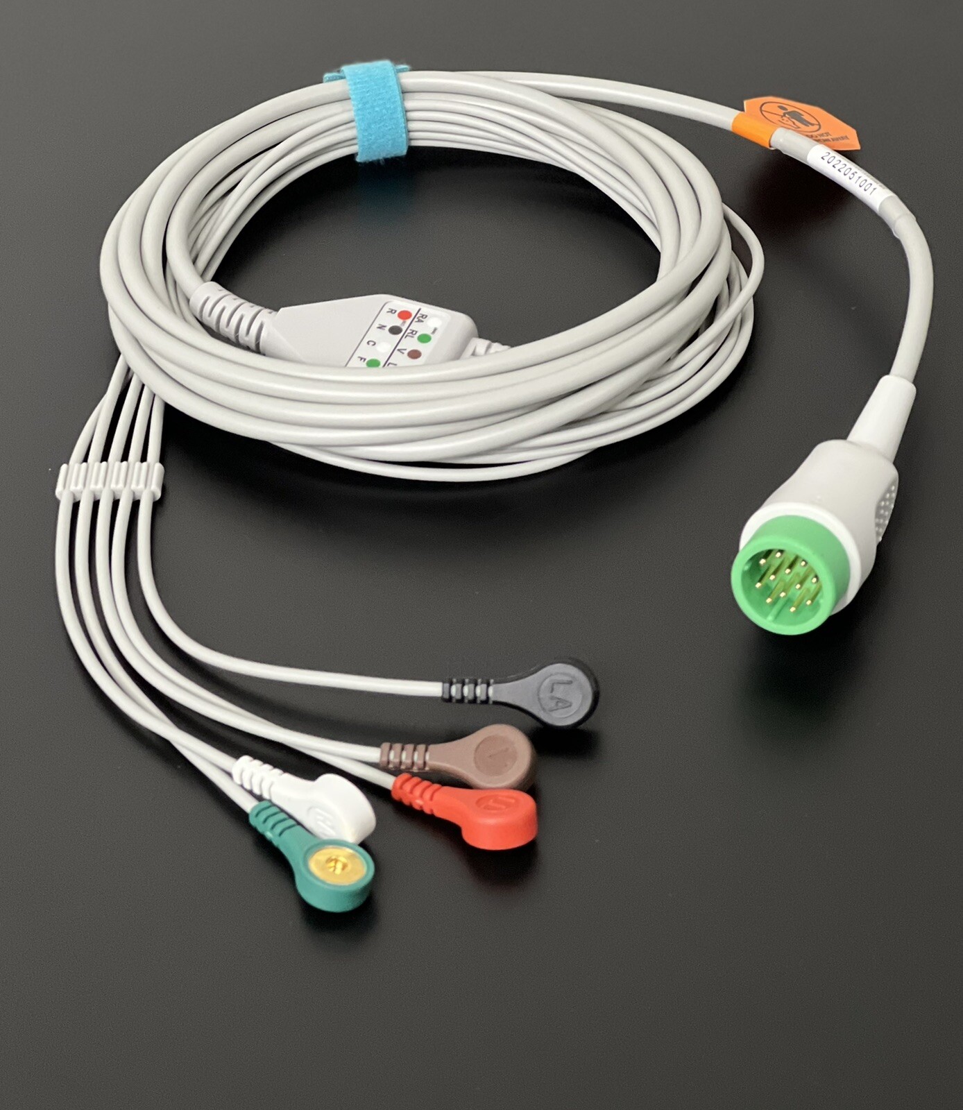 Physio-Control 11110-000029 Lifepak LP12 LP15 LP20 Compatible 5L Snap ECG Cable