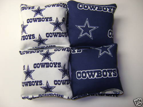 8 Cornhole Bags Set Corn Hole Toss Dallas Cowboys