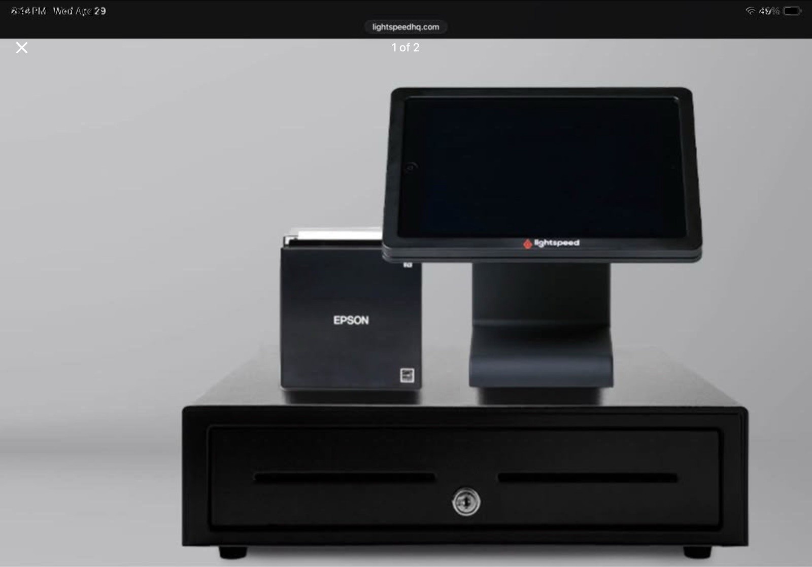 Lightspeed POS System Epson Printer & Cash Drawer iPad Air BRAND-NEW