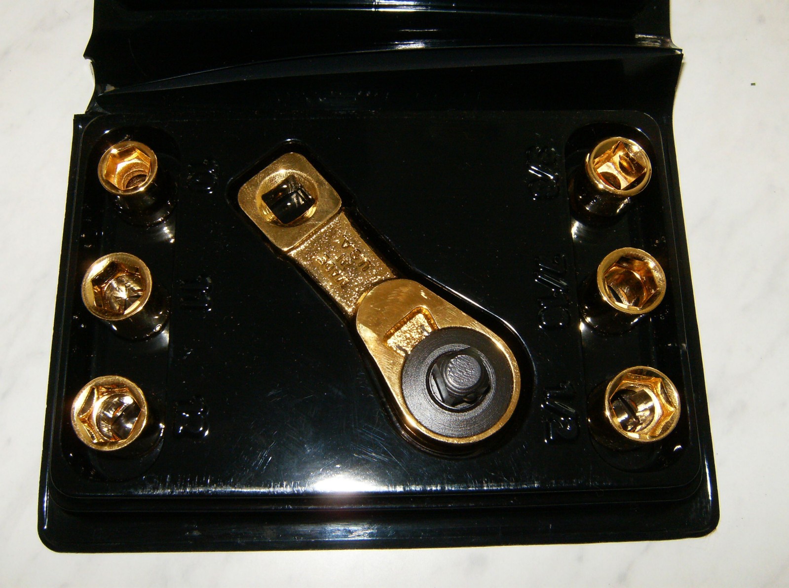 Mopar 1990 Chrysler Master Tech Gold Tool Award 7 Piece Socket Set