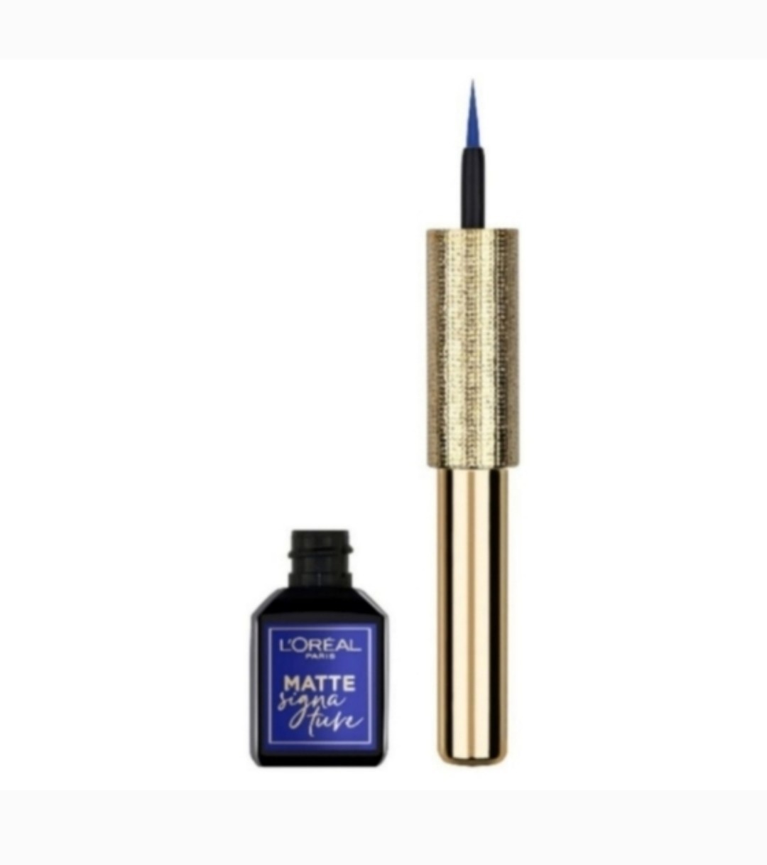 L'Oreal Paris Matte Signature Waterproof Liquid Dip Eyeliner 710 Blue Sealed