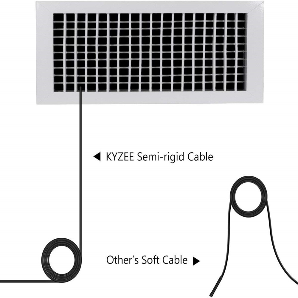 6 LED 1080P HD Snake Endoscope Borescope Inspection Camera for IOS Android
