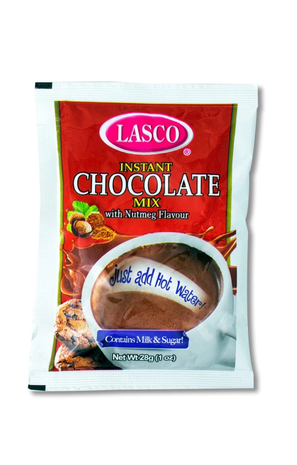 Lasco Instant Chocolate Mix with Nutmeg 1oz (3pk)