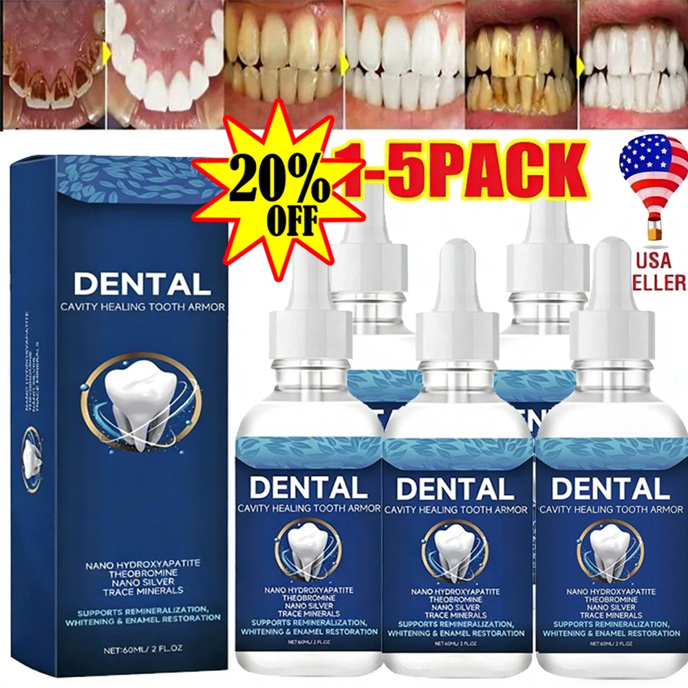 5PACK 60ml Tooth care solution Cavity Healing Tooth Armor NEW HOT ~US