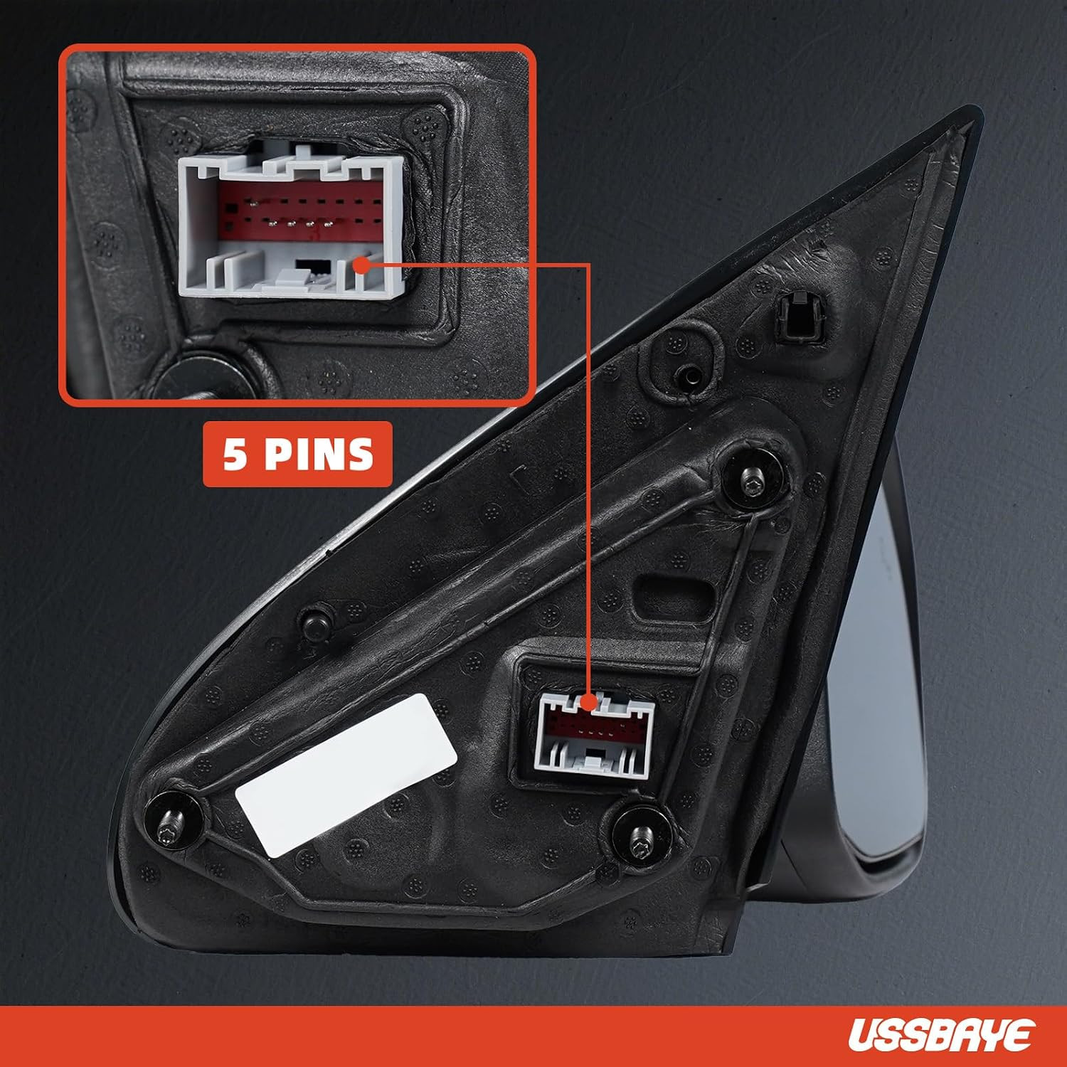 Side Mirror Assembly Compatible with 2022-2024 Ford Maverick Right Passenger Sid