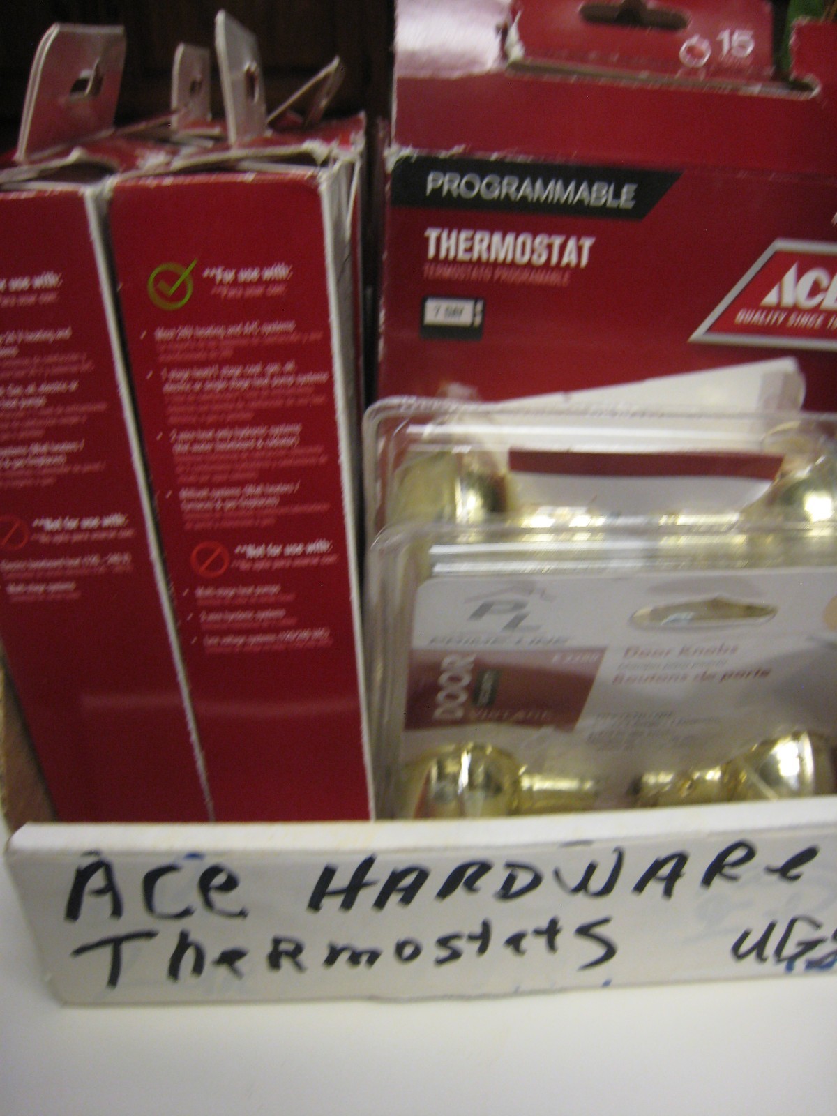 ACE 4235370 PROGRAMMABLE TOUCHSCREEN THERMOSTAT NEW