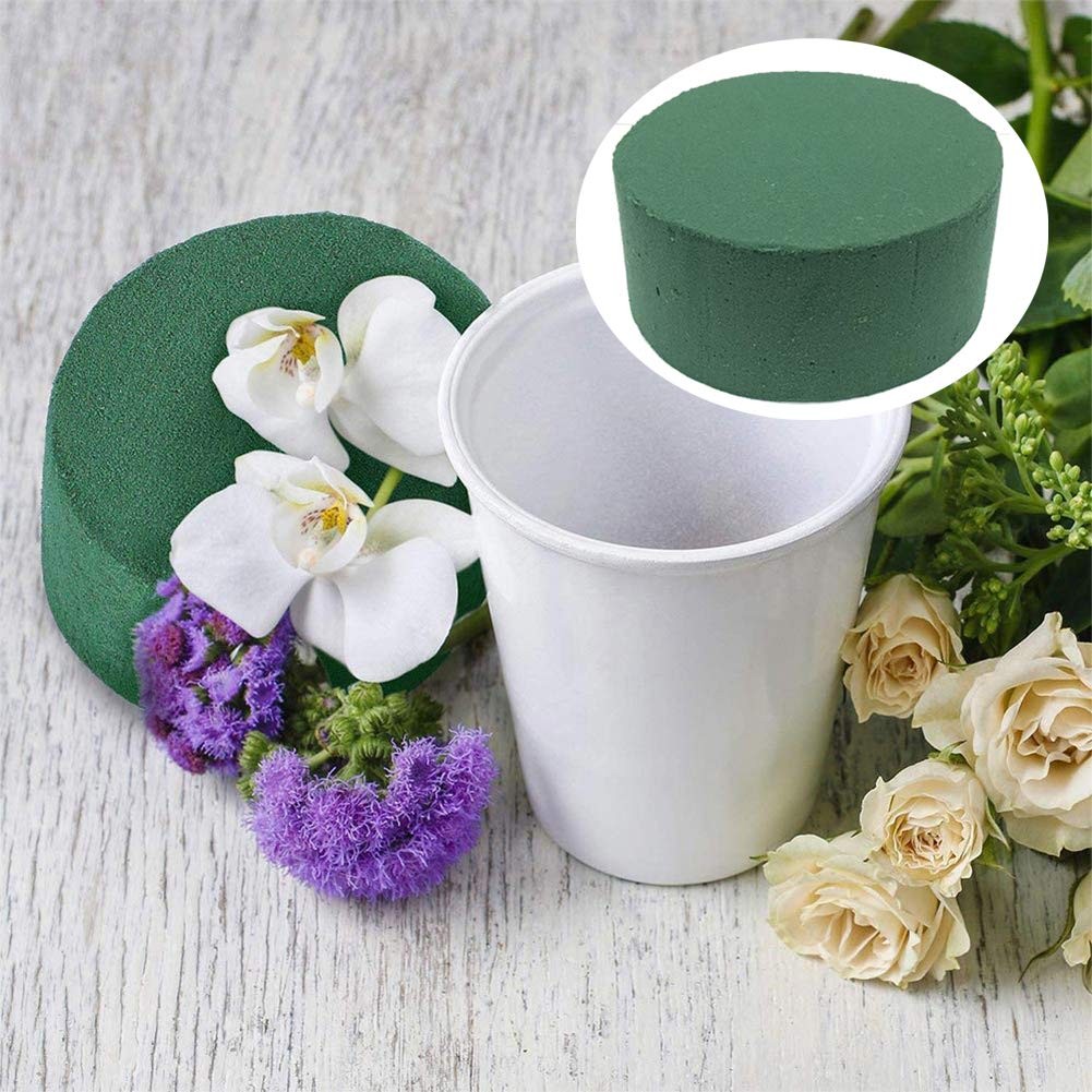20 PCS Round Floral Foam,Green Wet Foam Block,Wet Florist 20