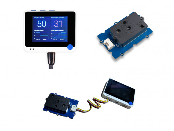 CO2 monitoring with WioTerminal Smart Sensor Smart Home NEW