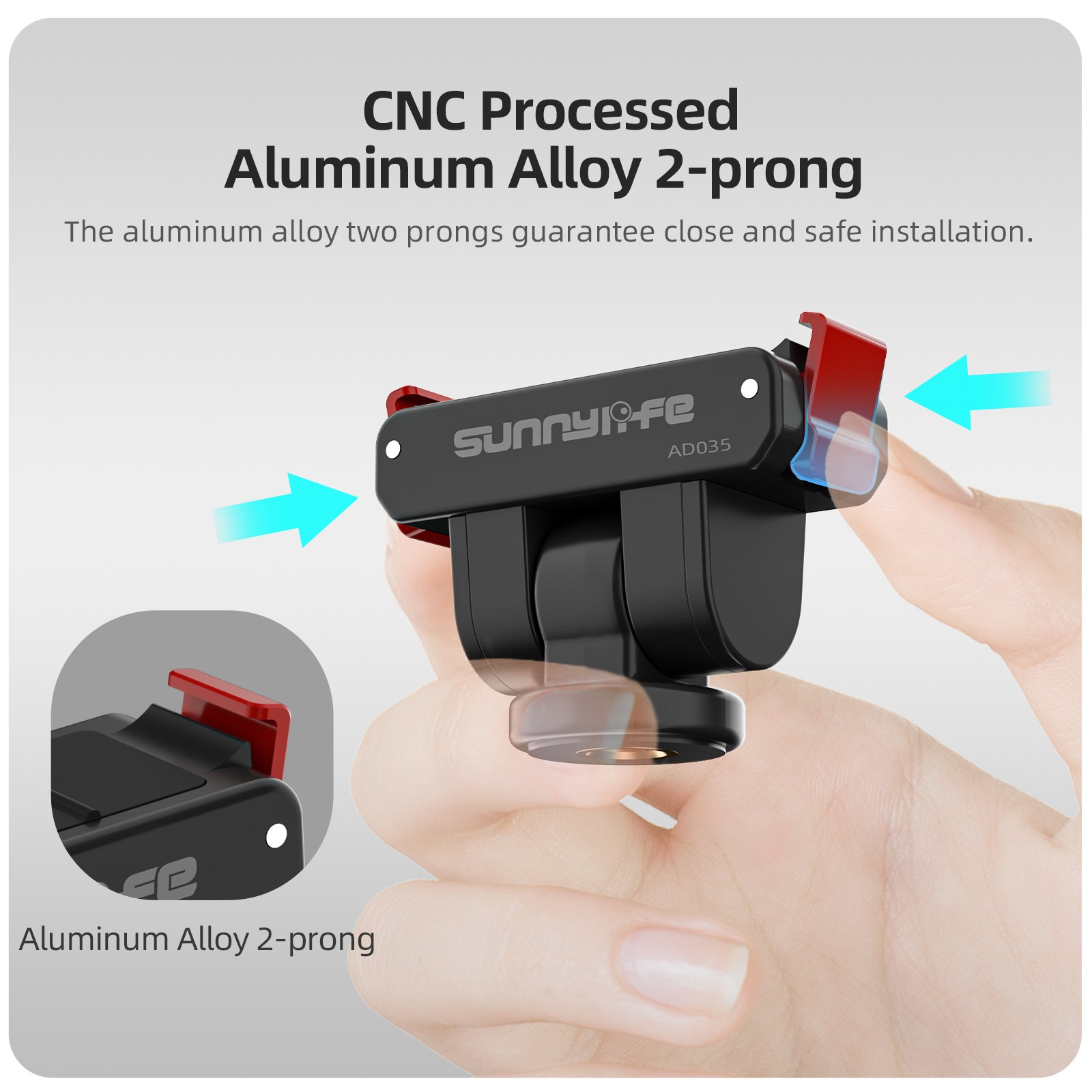 Magnetic Quick Release Bracket Adapter Mount For DJI Osmo 360/Action 5 Pro/4/3/2