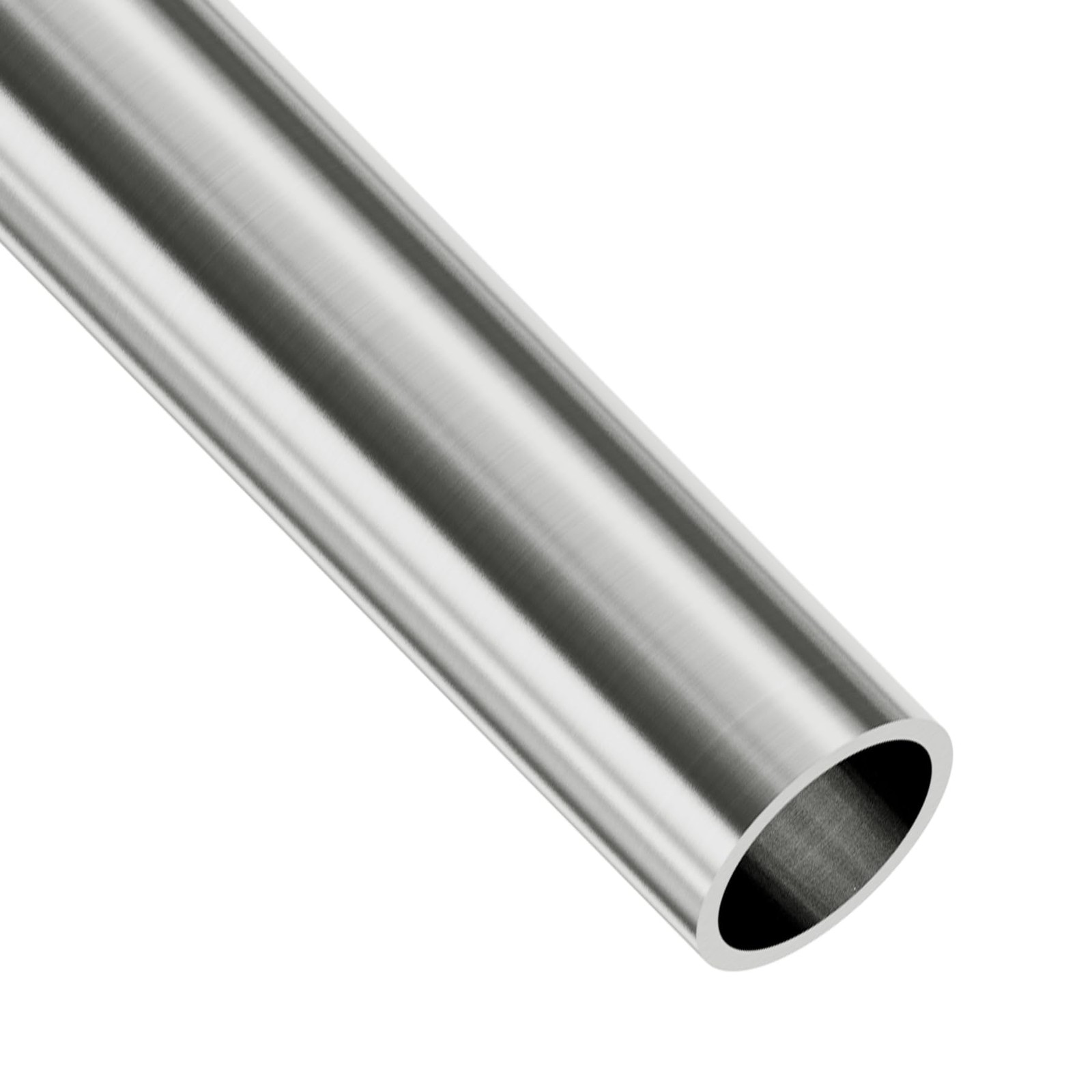 FOCMKEAS 304 Stainless Steel Tube 16mm OD 0.5mm Wall 1Pcs 16×0.5×300, Silver
