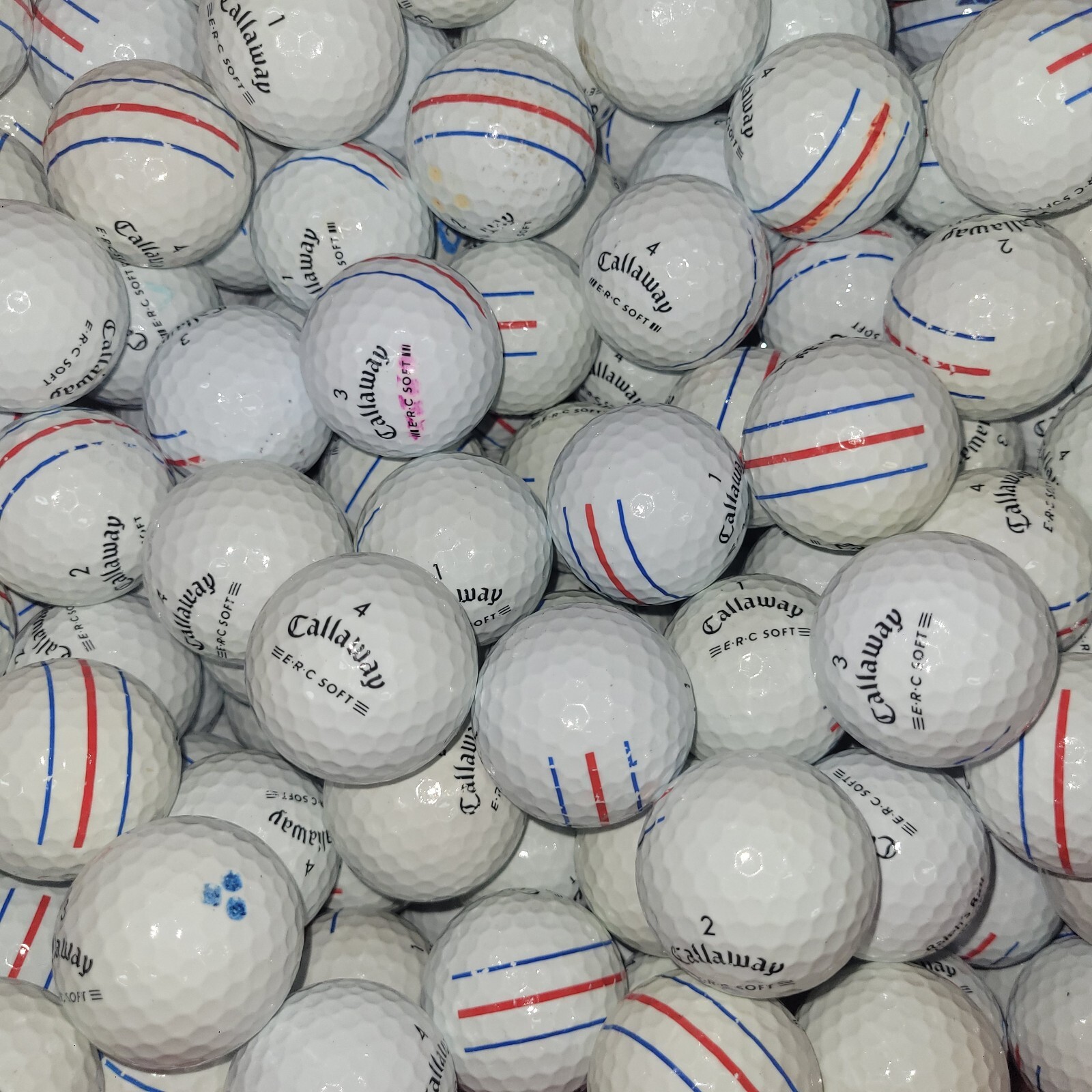 72 AAA Callaway ERC Soft Triple Track Golf Balls 3A