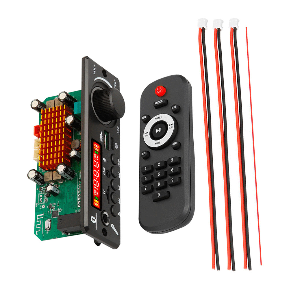 200W Amplifier TPA3116 Bluetooth Audio Decoder Board for FM Radio Music Player