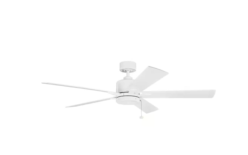 Kichler 60" Bowen Fan, Matte White, 330243MWH