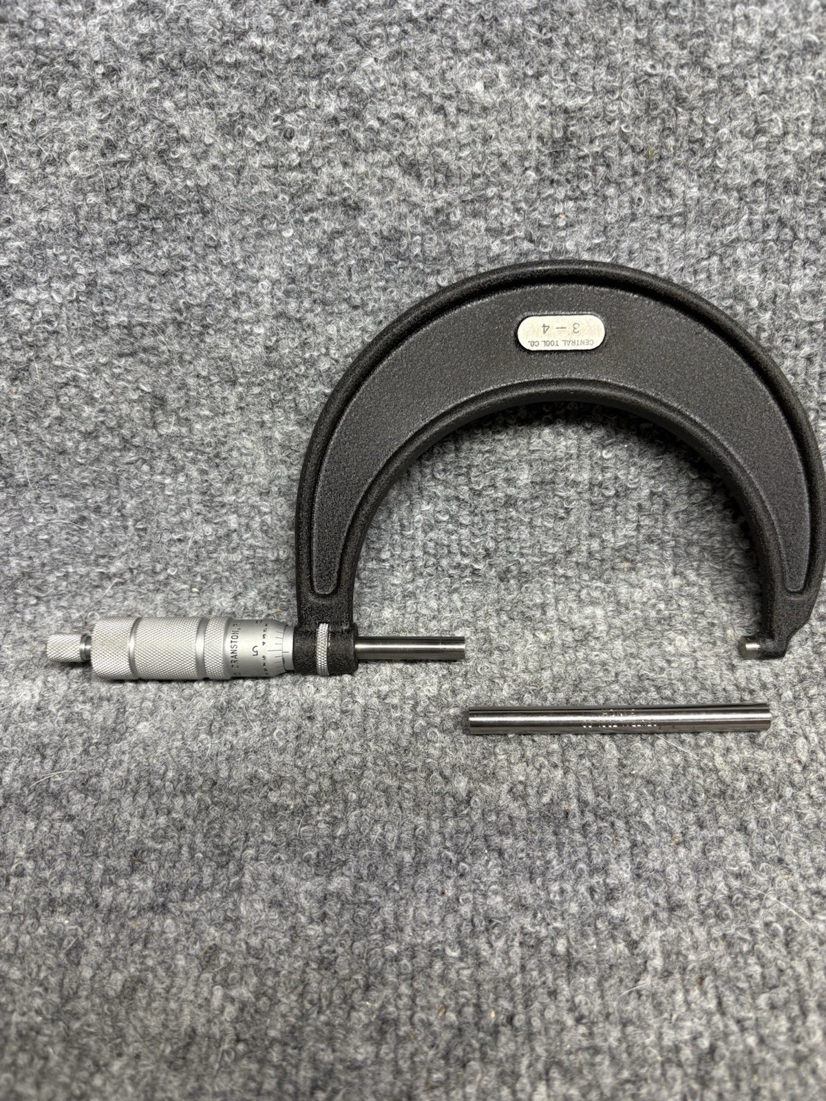 CENTRAL TOOL Micrometer 3-4 IN MEASURING TOOL