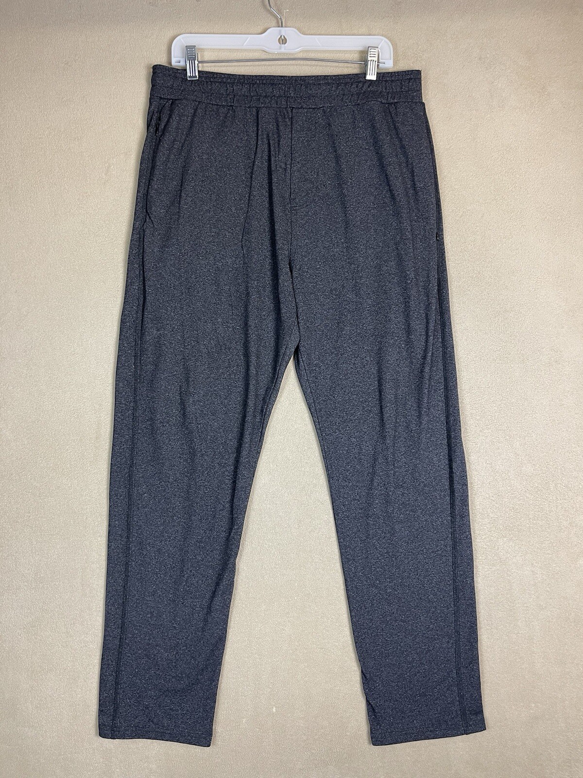 Public Rec Pants Mens 36/32 Gray Jogger Sweatpants Pockets Tapered Adult