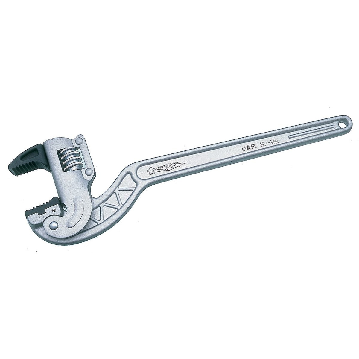 Super Aluminum Corner Pipe Wrench, Python Standard Type, Attachable
