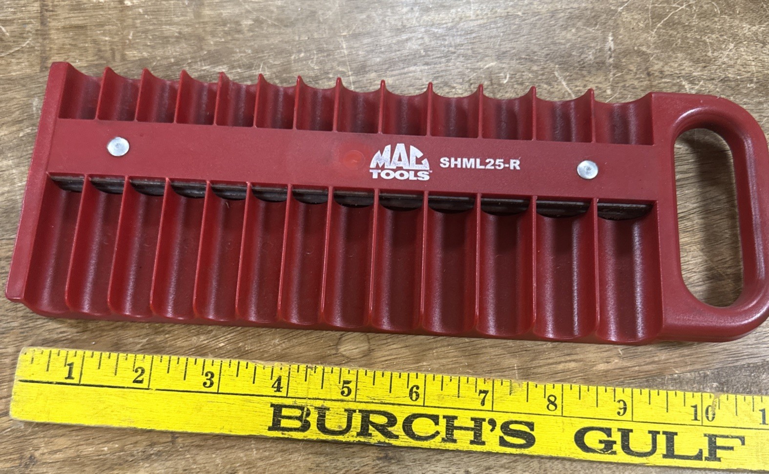 Mac Tools 11" Socket Holder Tray Red USA SHML25-R