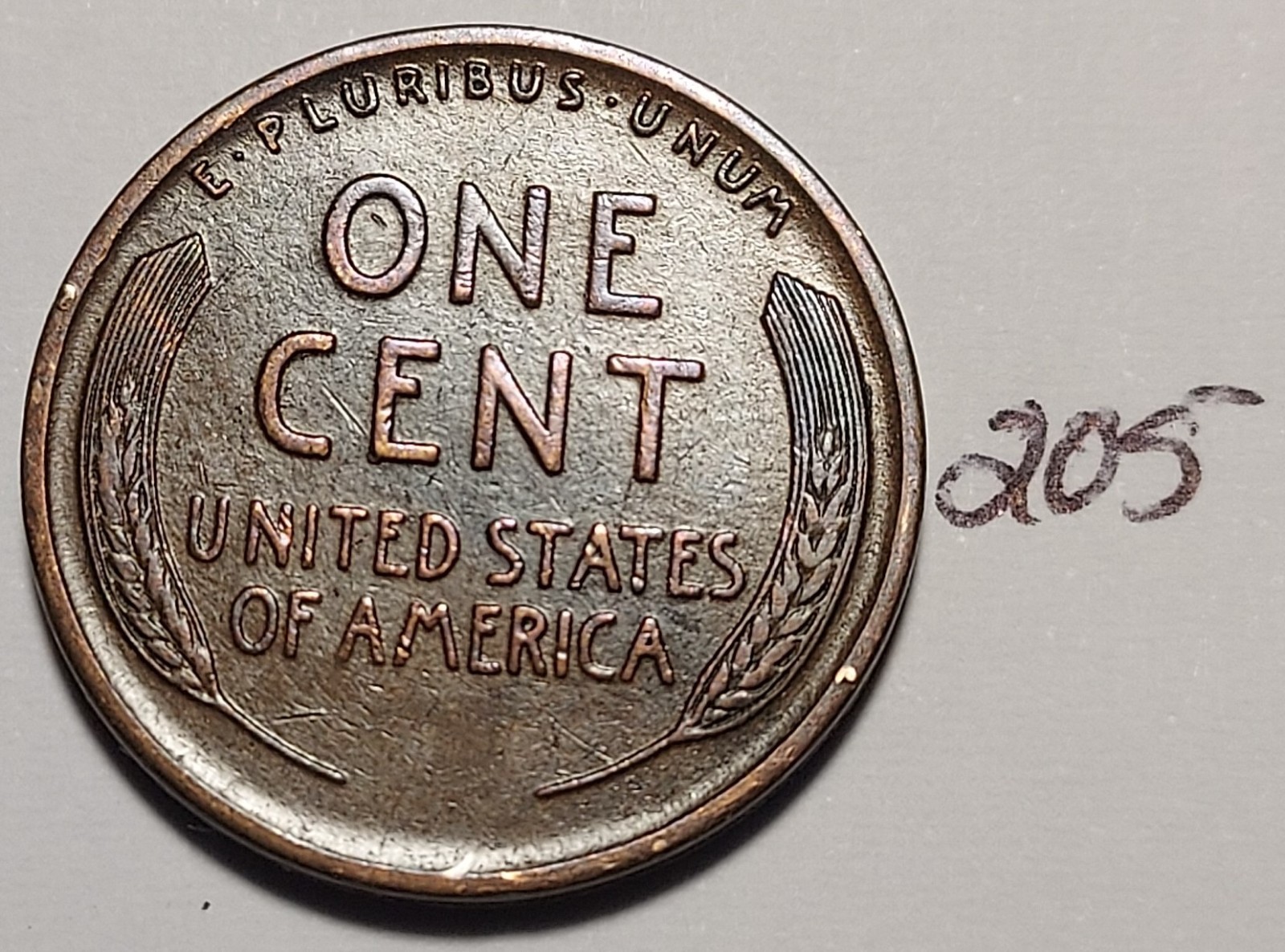 1928-D Lincoln Wheat Cent EXTREMELY FINE #205