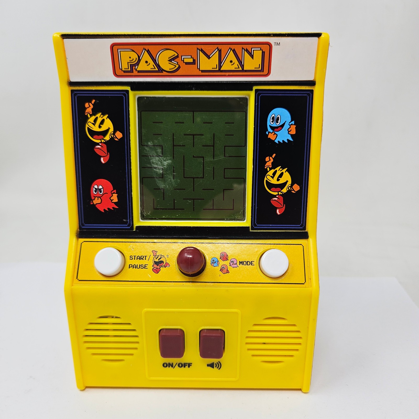 Pac-Man Game Mini Arcade Game Pacman Toy Machine Tested Works 09521