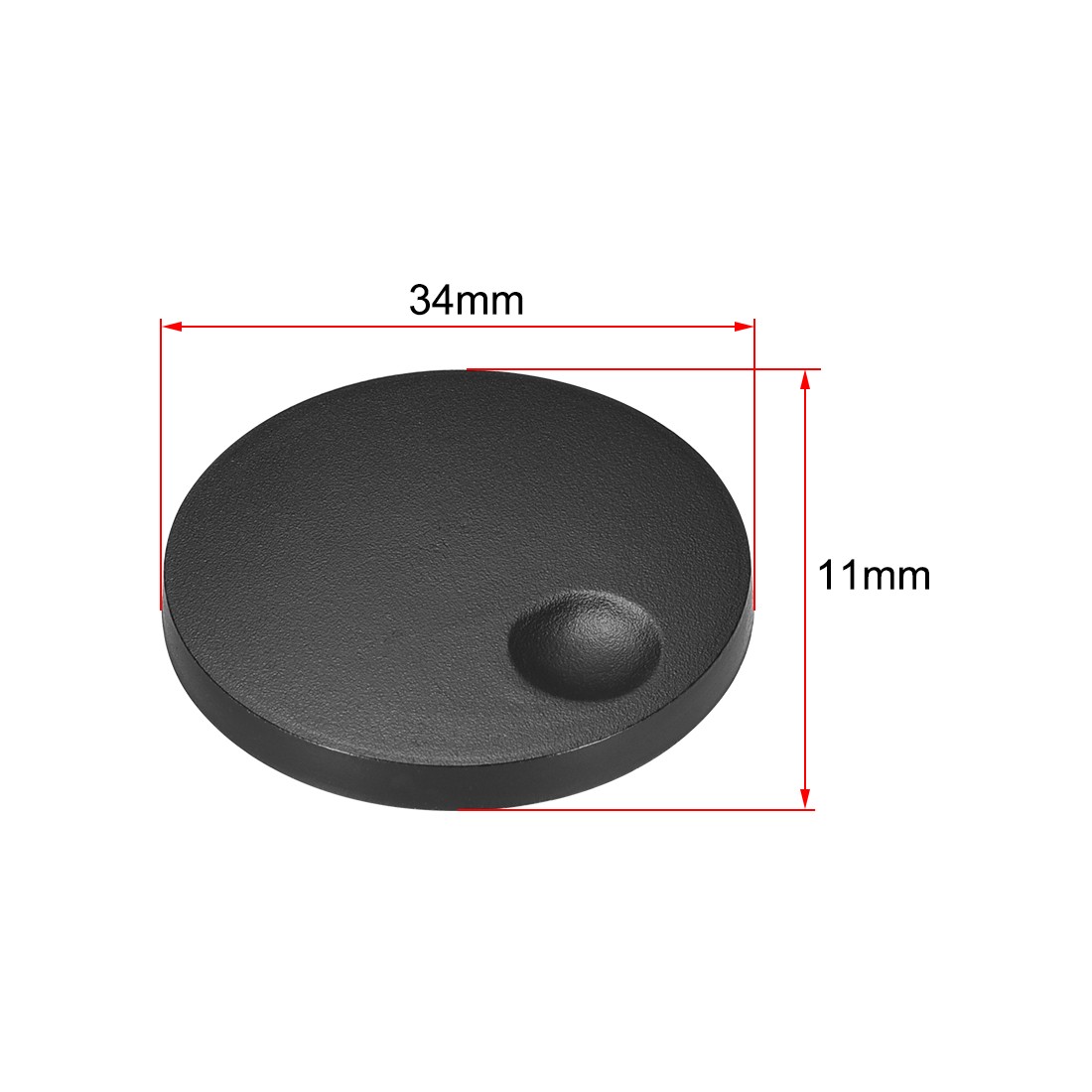 5pcs Potentiometer Control Knobs Switch Knobs Acrylic Volume Tone Knob Black 6mm