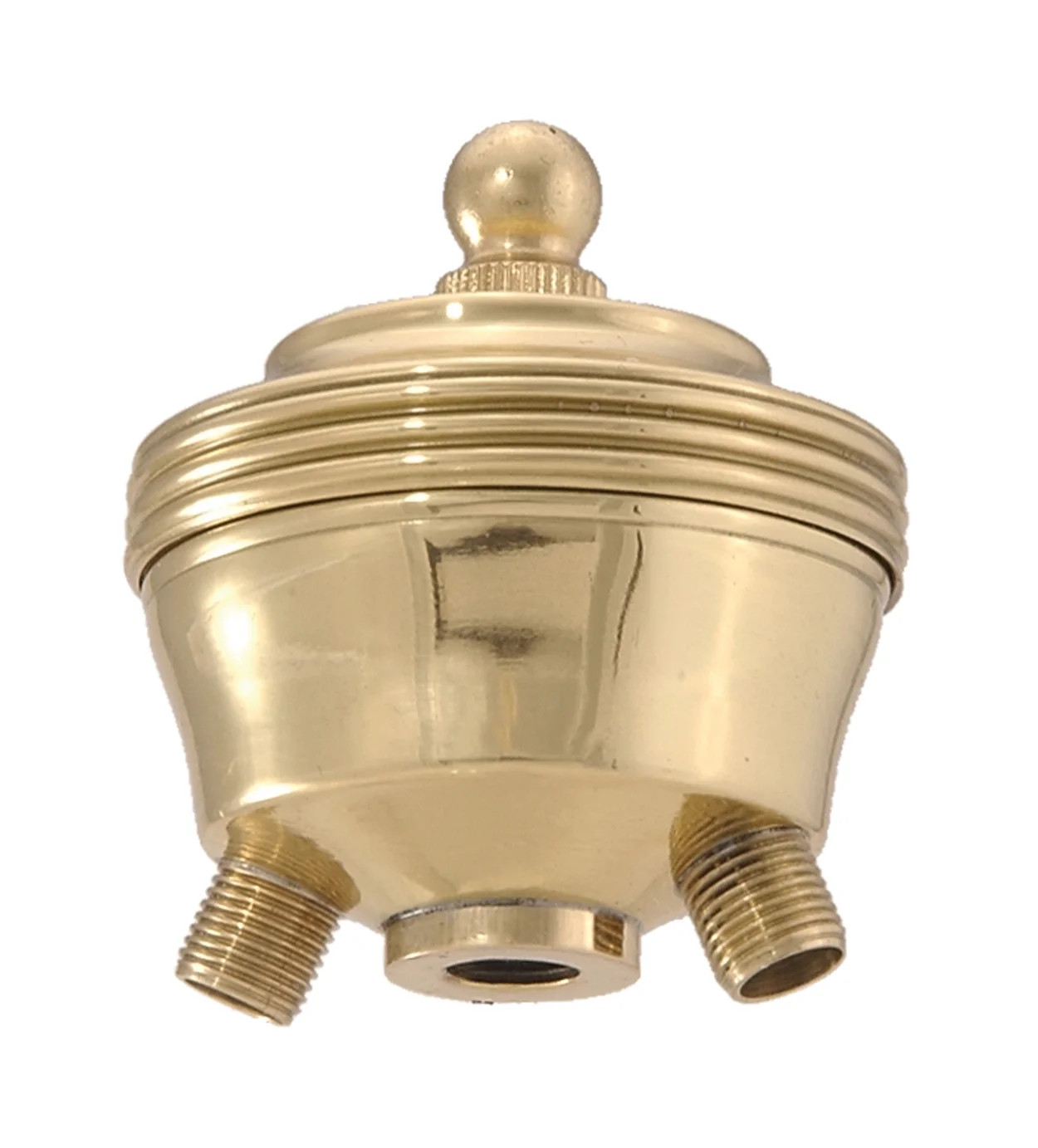 B&P Lamp 2-Lite Brass Cluster Head