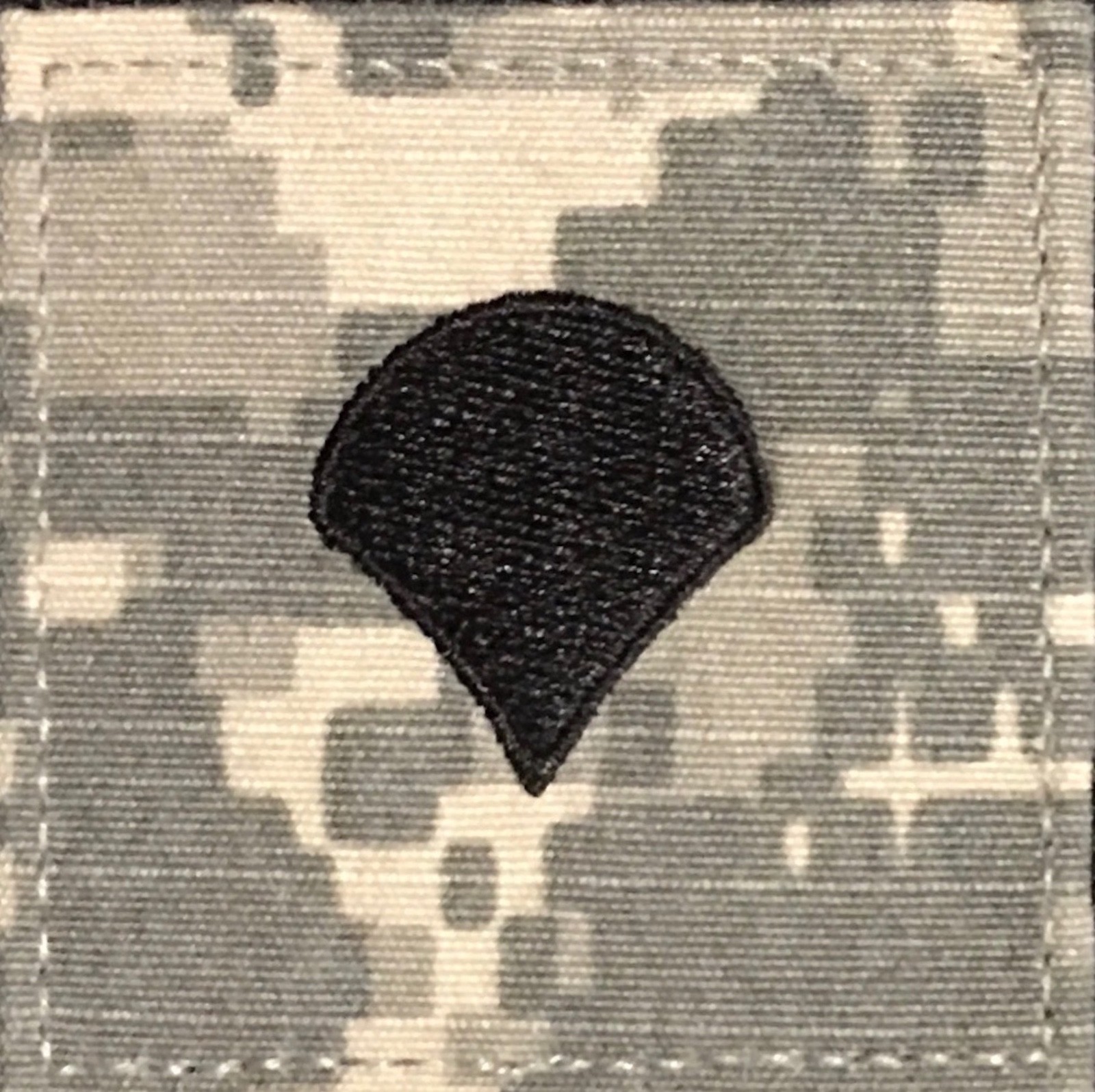 US Army E-4 Specialist Hook & Loop Patch Digital ACU. One Pair (2)