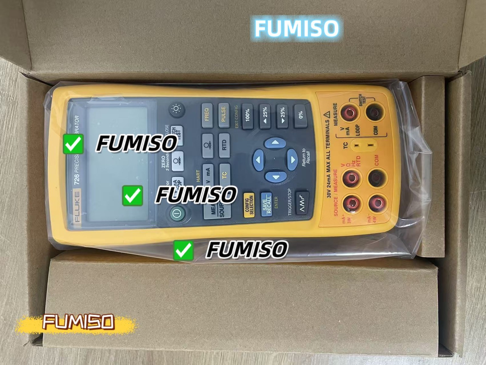 Fluke 726 Precision Multifunction Process Calibrator/ Good function #$-_