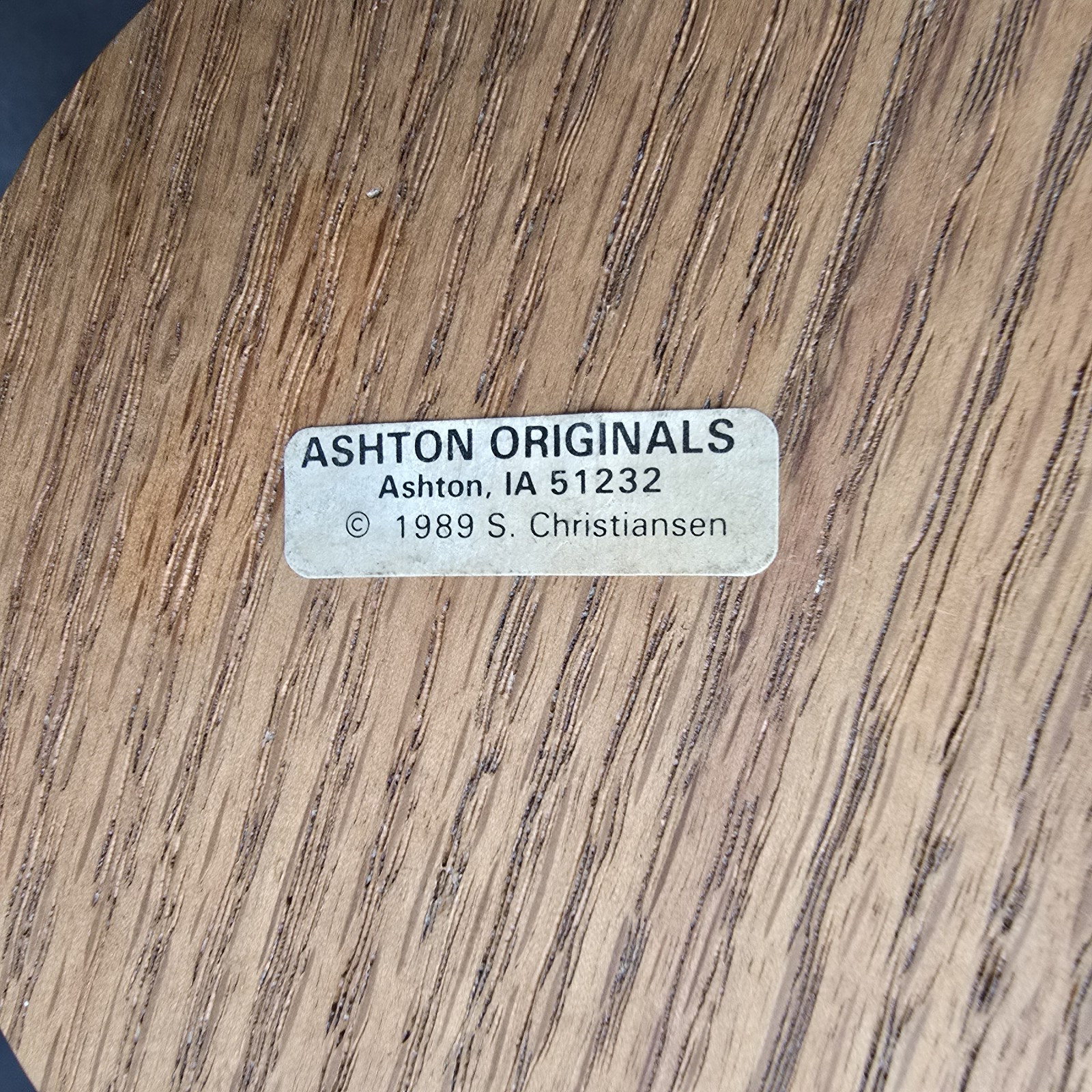 Wood And Crystal Pedant Suncatcher Ashton Originals Handmade 6.5"