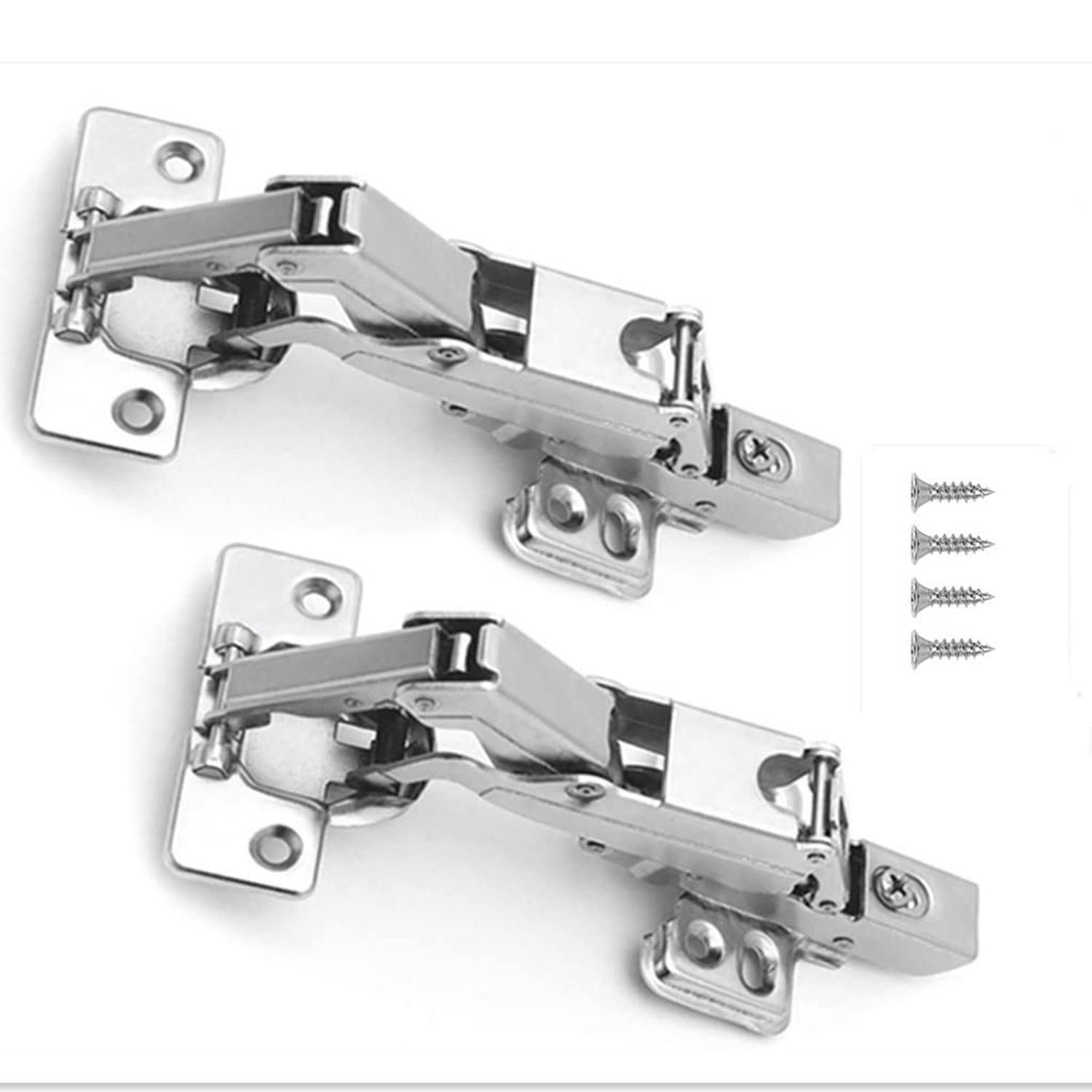 165 Degree Corner Cabinet Hinges 2 Pack Full Overlay Hydraulic Concealed Soft...