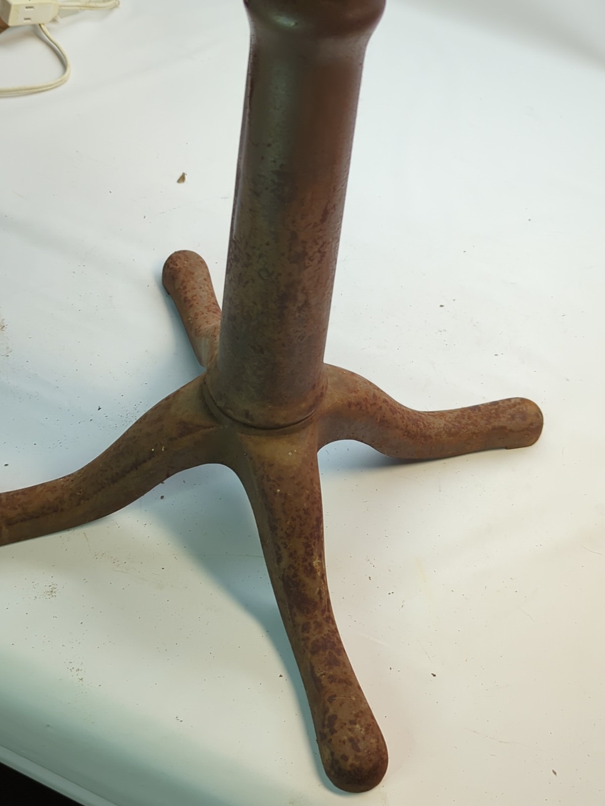 Vintage American Optical Co Optometrist Adjustable Industrial Stool Seat